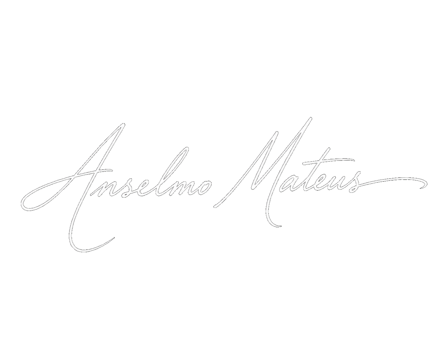 Assinatura de Anselmo Mateus